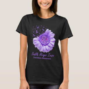 Schmetterling Lila Band Sonnenblume Überdosis-Bewu T-Shirt