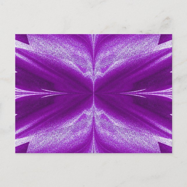Schmetterling Lila Postkarte (Vorderseite)