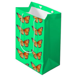 Schmetterling limettengrün mittlere geschenktüte