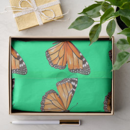 Schmetterling Limettengrün Seidenpapier