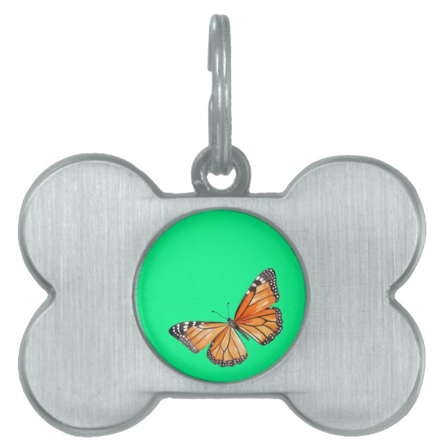 Schmetterling Limettengrün Tiermarke (Vorderseite)