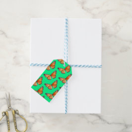 Schmetterling lindgrün geschenkanhänger
