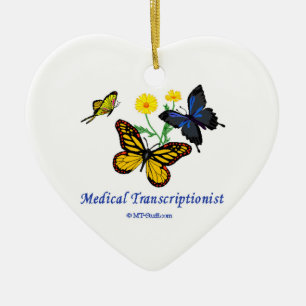 Schmetterling M.Ü. Keramik Ornament