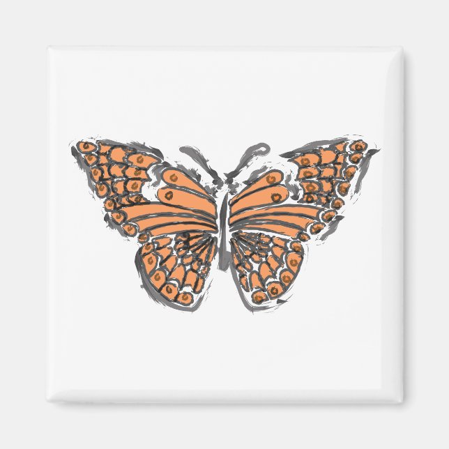Schmetterling Magnet (Vorne)