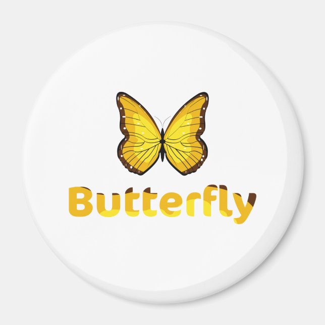 Schmetterling Magnet (Vorne)