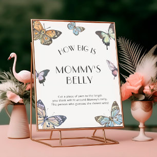 Schmetterling-Mama-Bauch-Ratspiel Poster