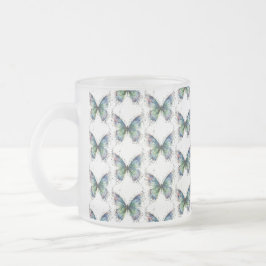 Schmetterling Mattglastasse
