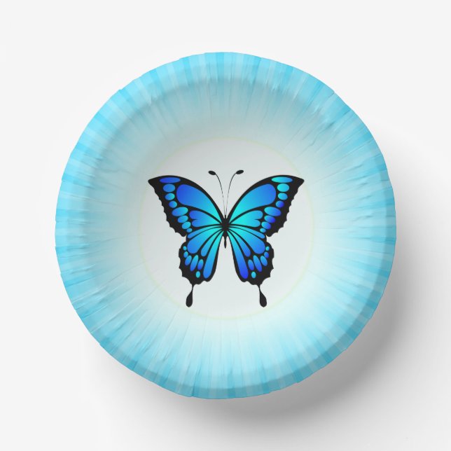 Schmetterling - mehrfarbige Designs-20286 Pappteller (Vorderseite)