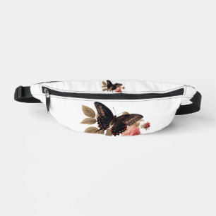 Schmetterling Mit Blumen Bauchtasche Druck Tasche