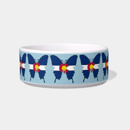 Schmetterling mit Colorado-Fahne Napf