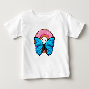 Schmetterling mit Donut Baby T-shirt