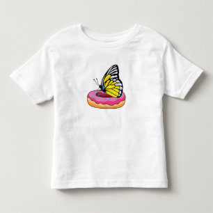 Schmetterling mit Donut Kleinkind T-shirt