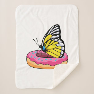 Schmetterling mit Donut Sherpadecke