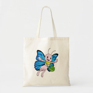 Schmetterling mit Handtasche Tragetasche