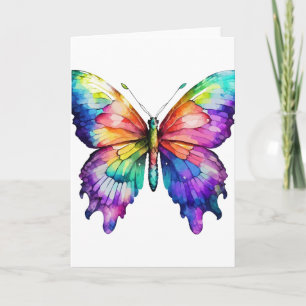 Schmetterling mit heller Hand (Leere) Karte