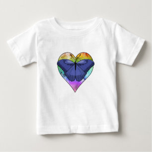 Schmetterling mit Herz Baby T-shirt