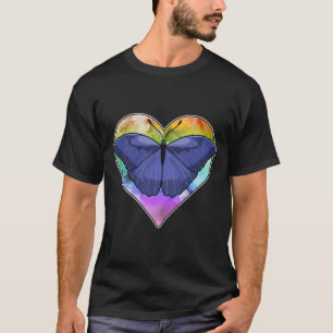 Schmetterling mit Herz T-Shirt