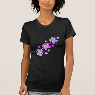 Schmetterling mit Herzen T-Shirt