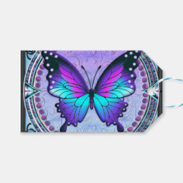 Schmetterling mit Hintergrund Geschenkanhänger