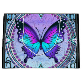 Schmetterling mit Hintergrund Große Geschenktüte