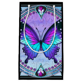 Schmetterling mit Hintergrund Kleine Geschenktüte