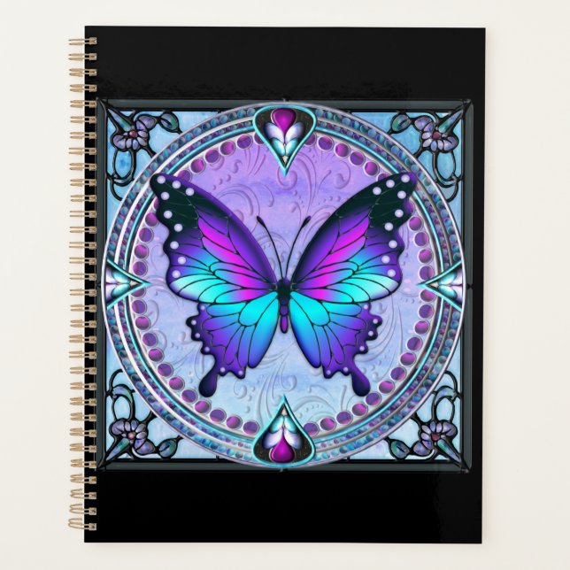 Schmetterling mit Hintergrund Planer (Vorderseite)