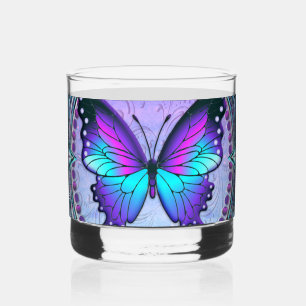 Schmetterling mit Hintergrund Whiskyglas