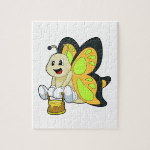 Schmetterling mit Honig Puzzle