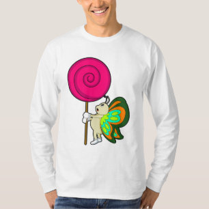 Schmetterling mit Lollipop T-Shirt