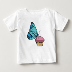 Schmetterling mit Muffin Baby T-shirt