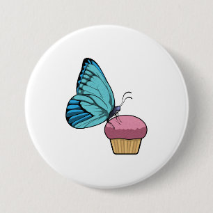 Schmetterling mit Muffin Button