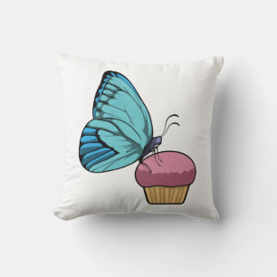 Schmetterling mit Muffin Kissen