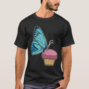 Schmetterling mit Muffin T-Shirt