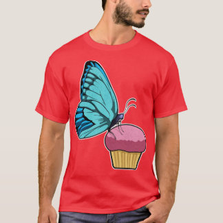 Schmetterling mit Muffin T-Shirt