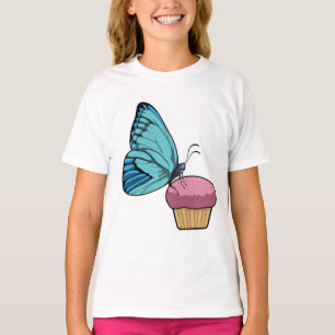 Schmetterling mit Muffin T-Shirt