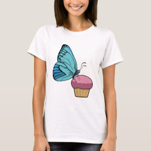 Schmetterling mit Muffin T-Shirt