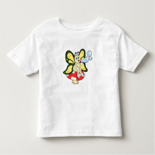 Schmetterling mit Seifenblasen Kleinkind T-shirt