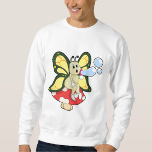 Schmetterling mit Seifenblasen Sweatshirt