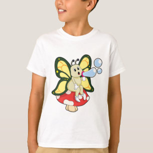Schmetterling mit Seifenblasen T-Shirt