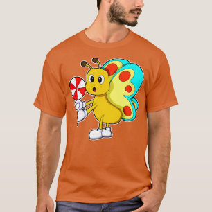 Schmetterling mit Süßigkeiten T-Shirt