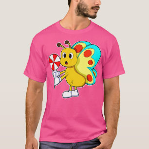 Schmetterling mit Süßigkeiten T-Shirt