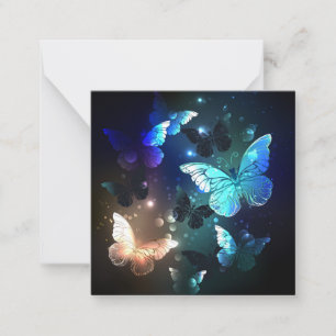 Schmetterling Mitteilungskarte