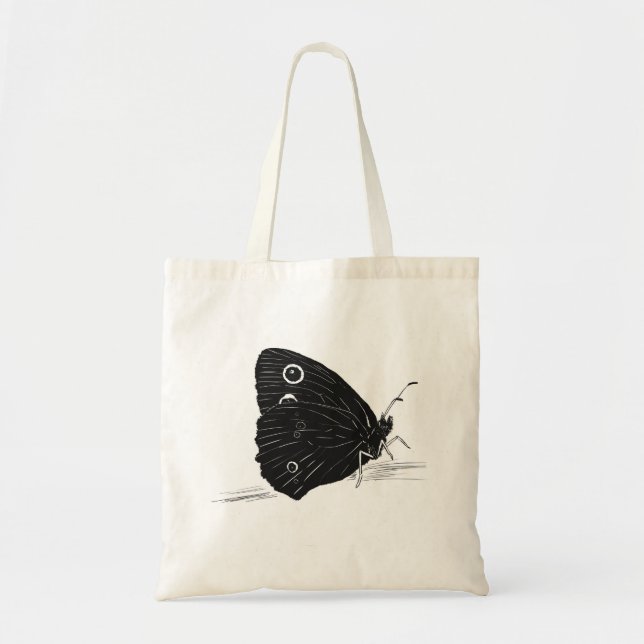 Schmetterling Monochrome-Tragetasche Tragetasche (Vorne)