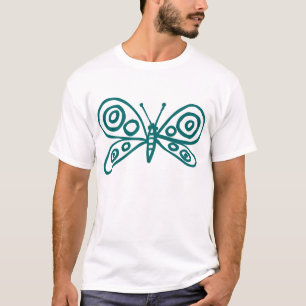 Schmetterling - Moosgrün T-Shirt