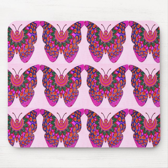 Schmetterling Mousepad (Vorne)