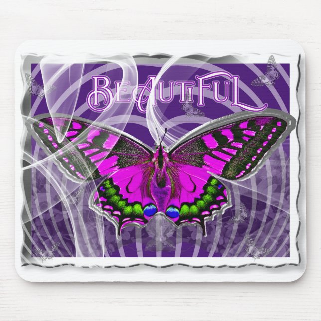 Schmetterling  mousepad (Vorne)