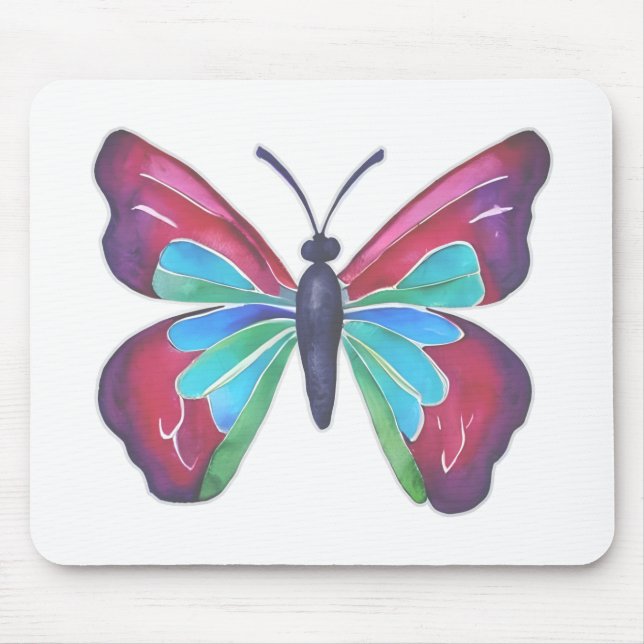 Schmetterling Mousepad (Vorne)