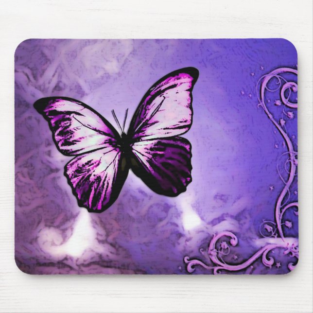 Schmetterling Mousepad (Vorne)