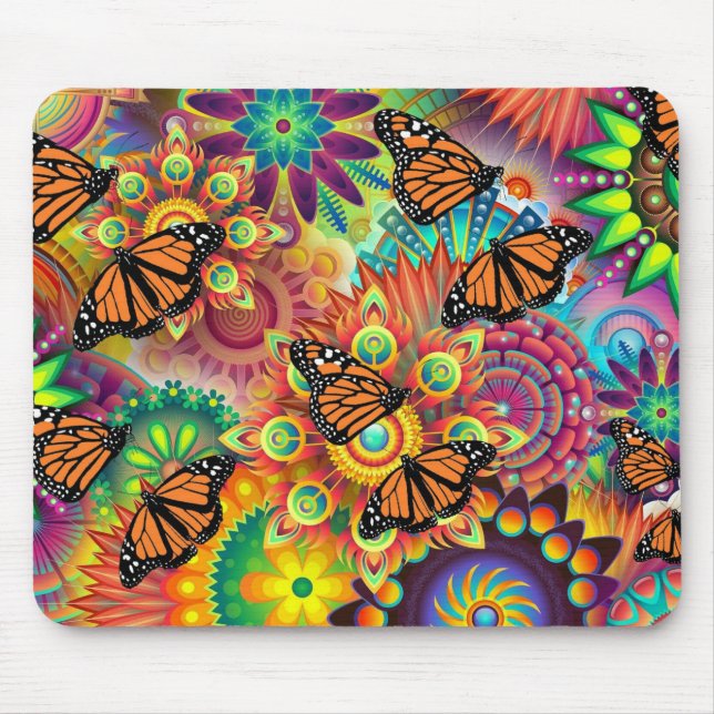 Schmetterling Mousepad (Vorne)