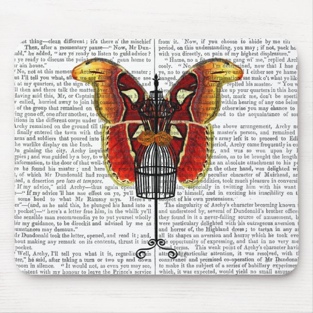Schmetterling Mousepad (Vorne)